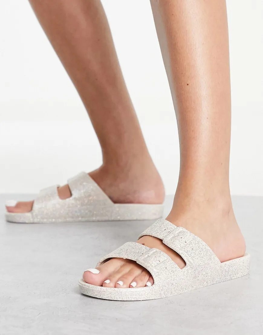 Freedom Moses scented sandals in moon sparkle-Neutral