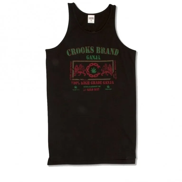 Ganja Tank Top - Black