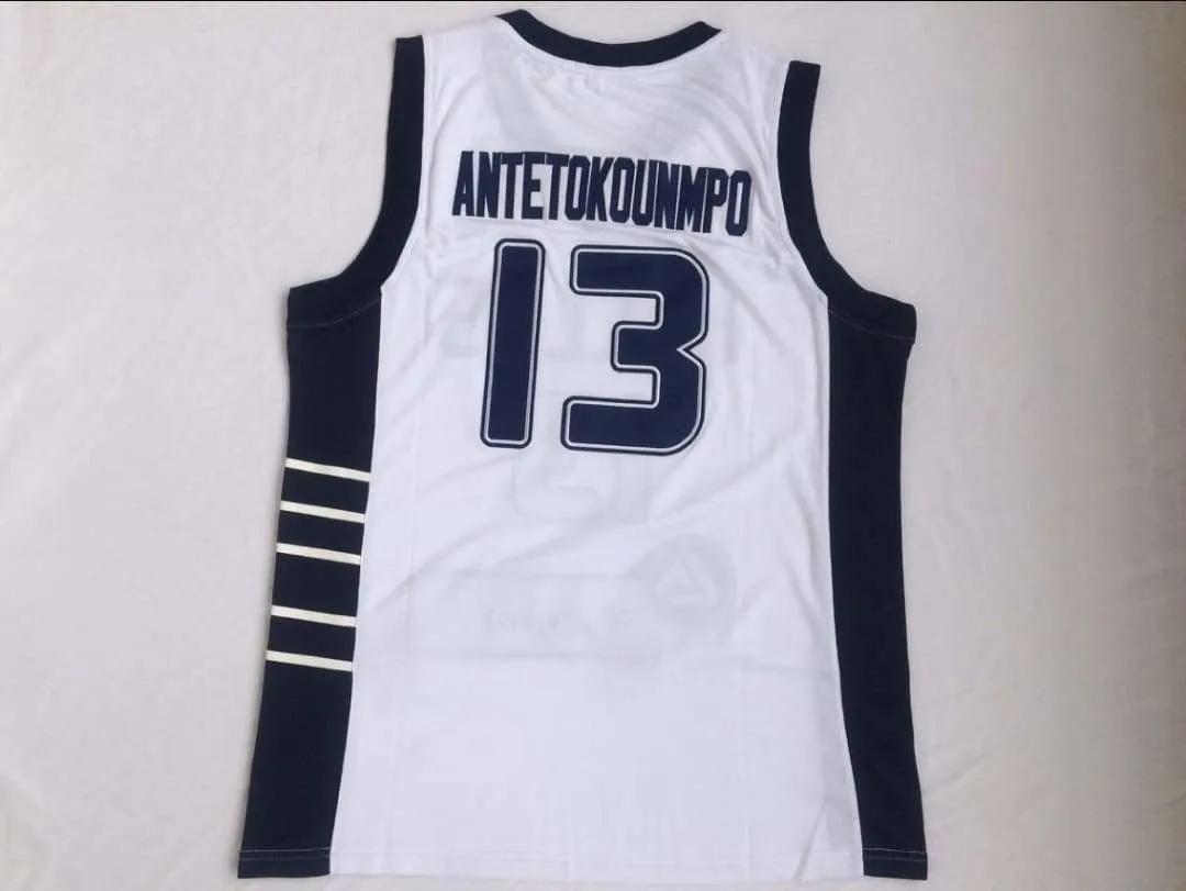 Giannis Greece Throwback Basketball Jersey