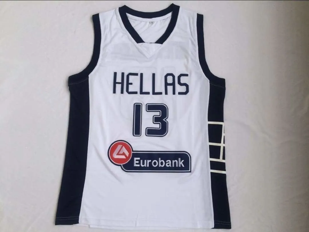 Giannis Greece Throwback Basketball Jersey