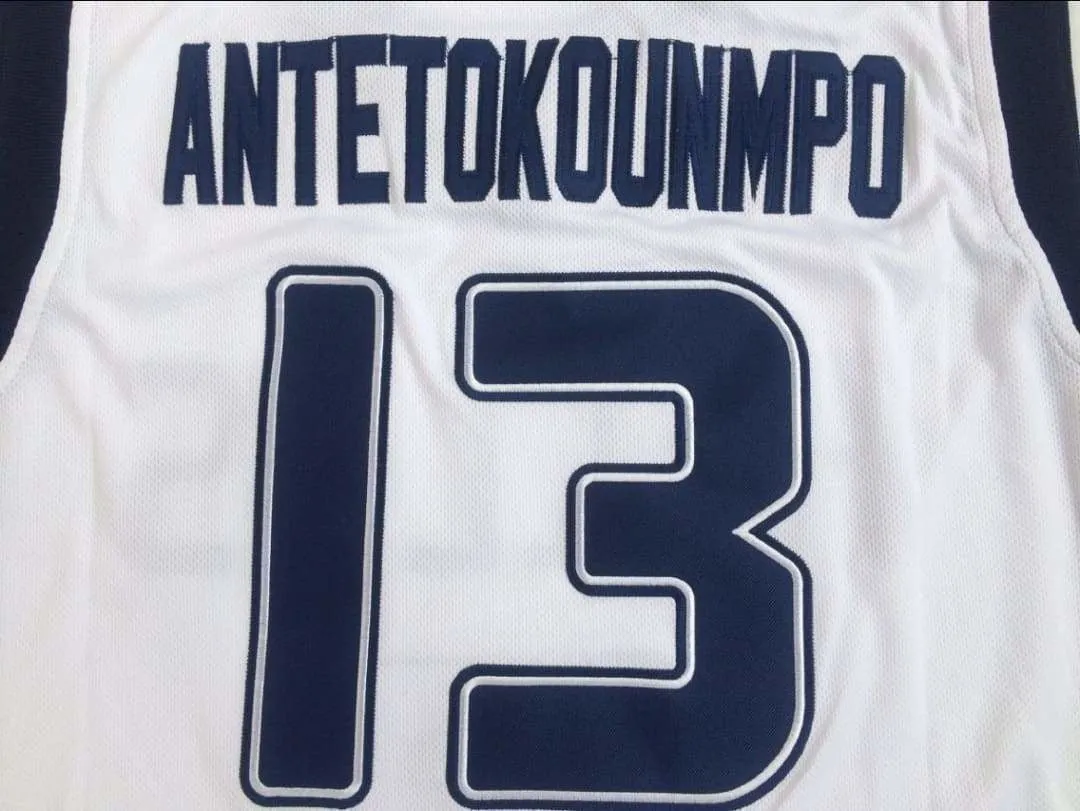 Giannis Greece Throwback Basketball Jersey