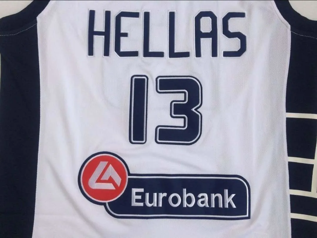 Giannis Greece Throwback Basketball Jersey