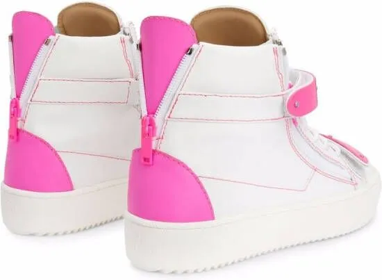 Giuseppe Zanotti Coby high-top leather sneakers White