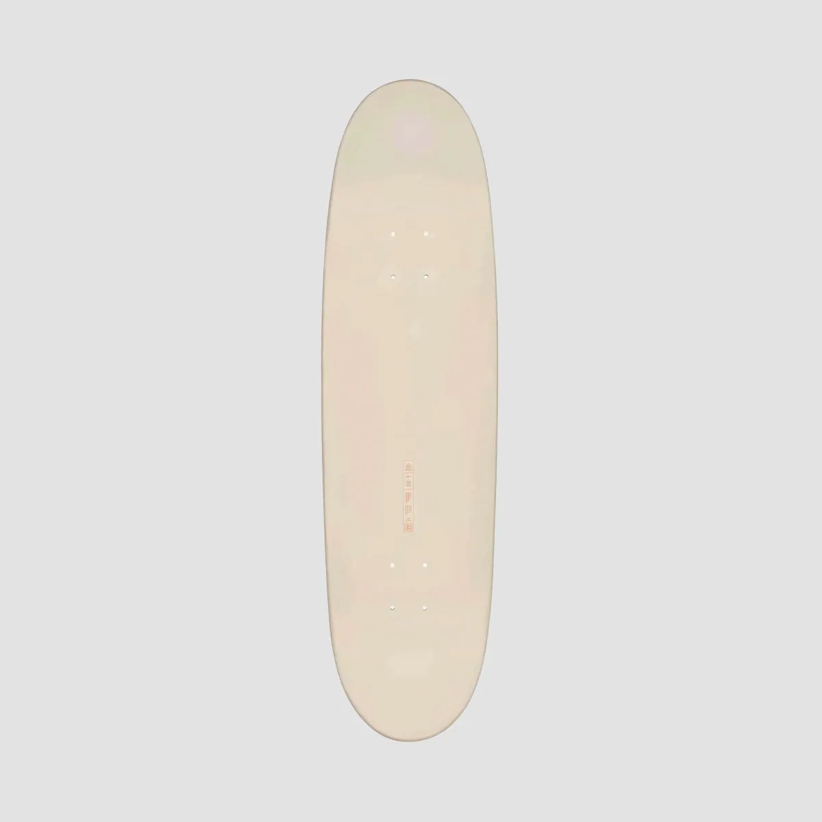 Globe Eggy Skateboard Deck Off-White/The Lot - 8.625"