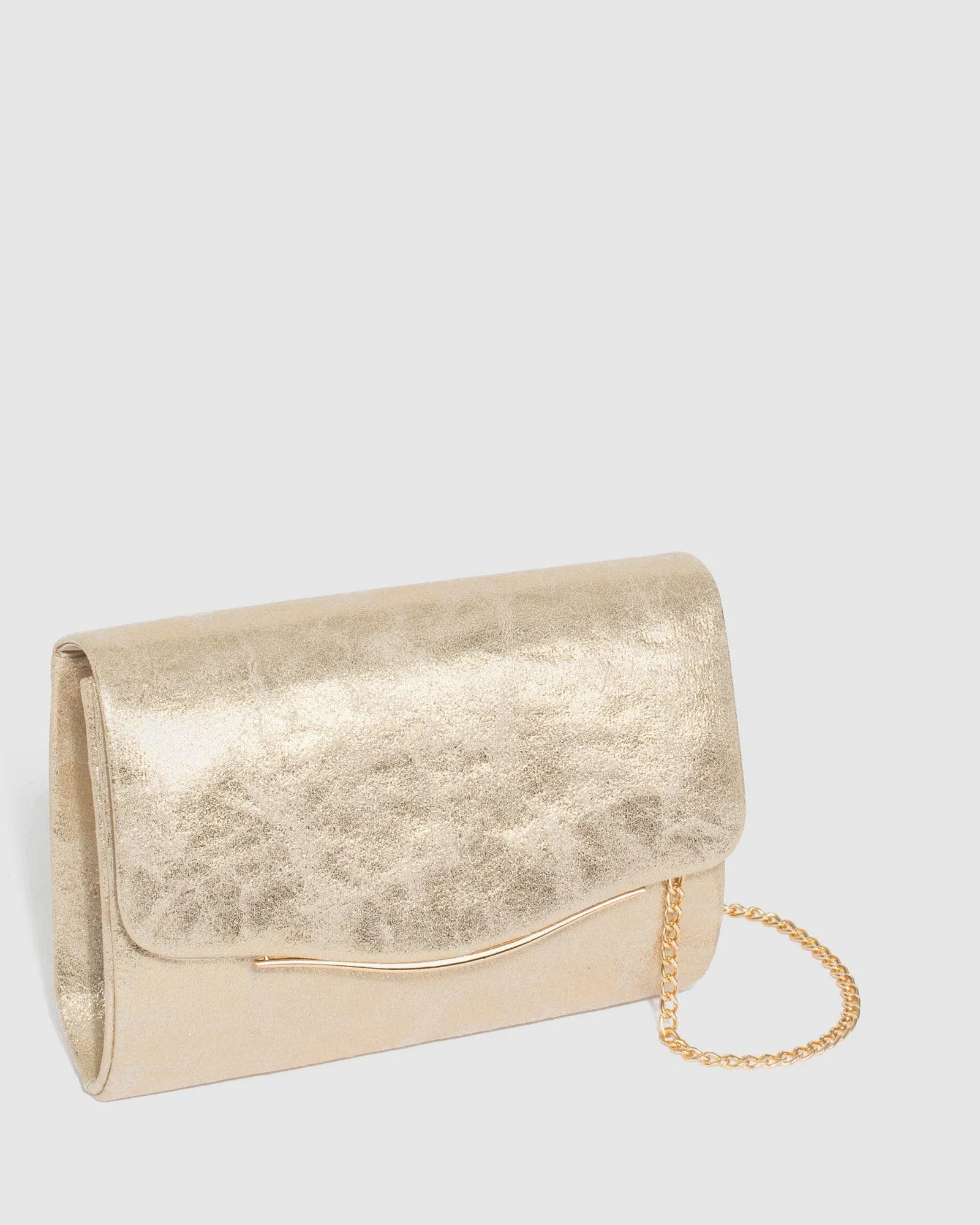 Gold Adele Evening Clutch Bag