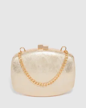 Gold Eden Clutch Bag