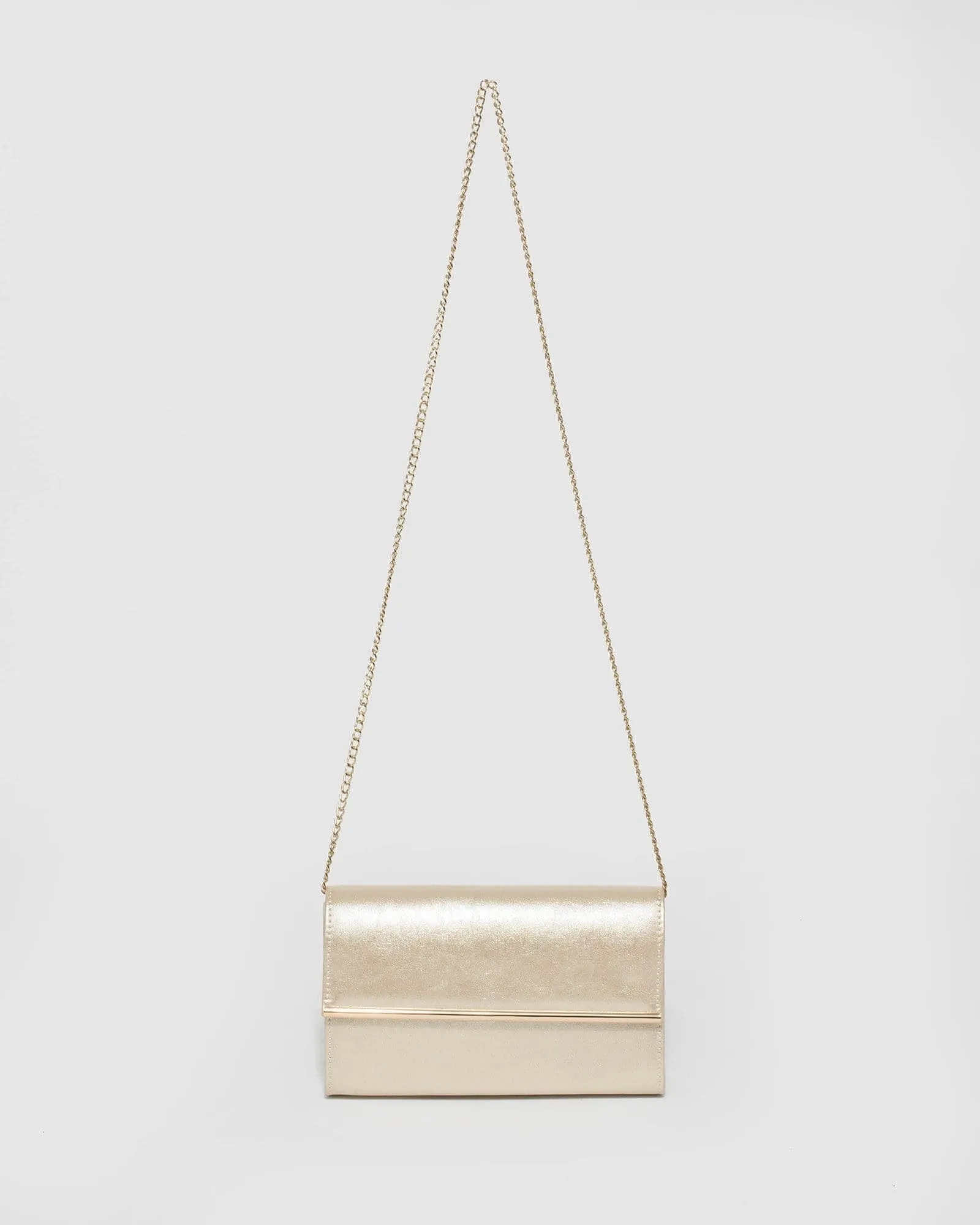 Gold Harriet Clutch Bag