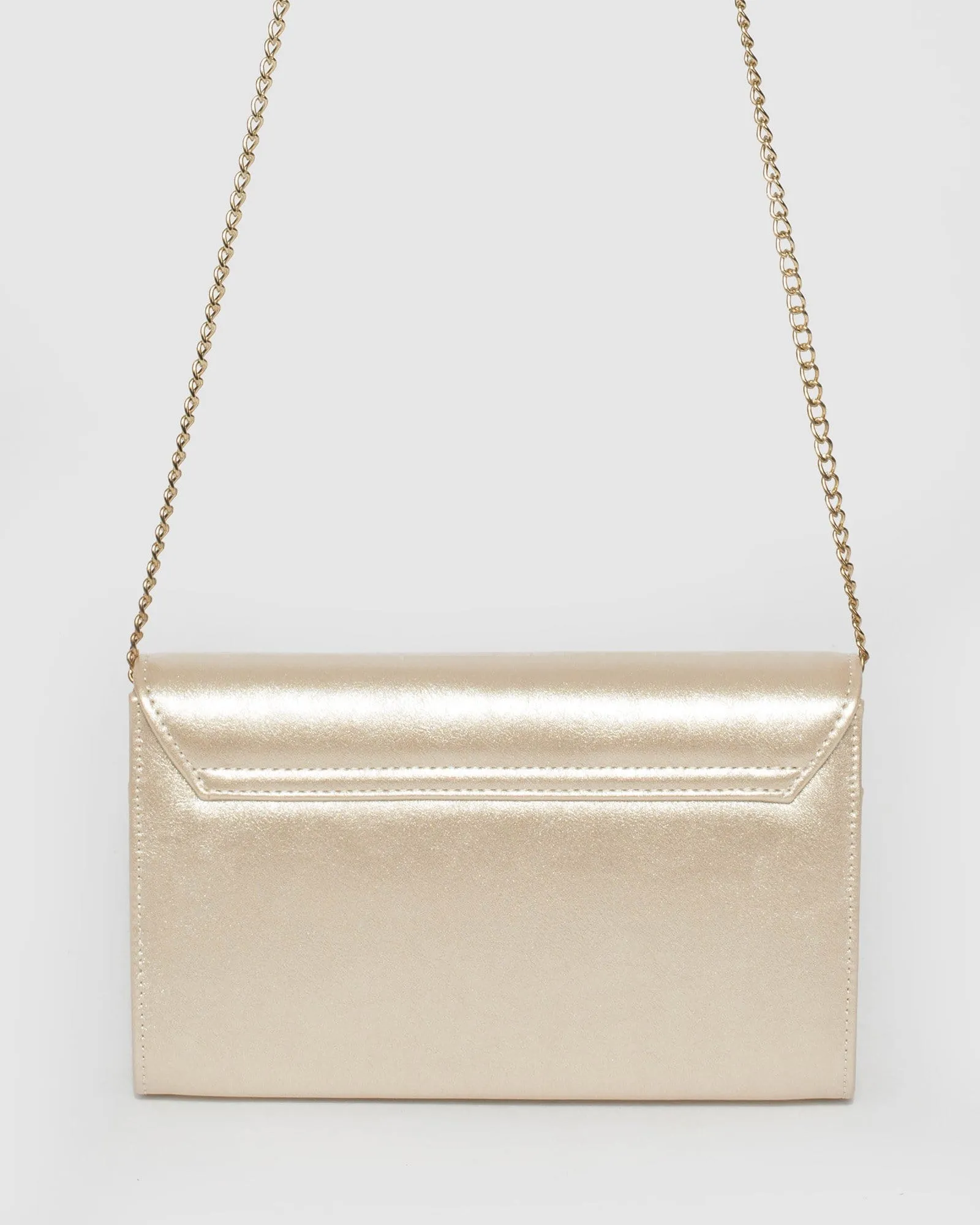 Gold Harriet Clutch Bag