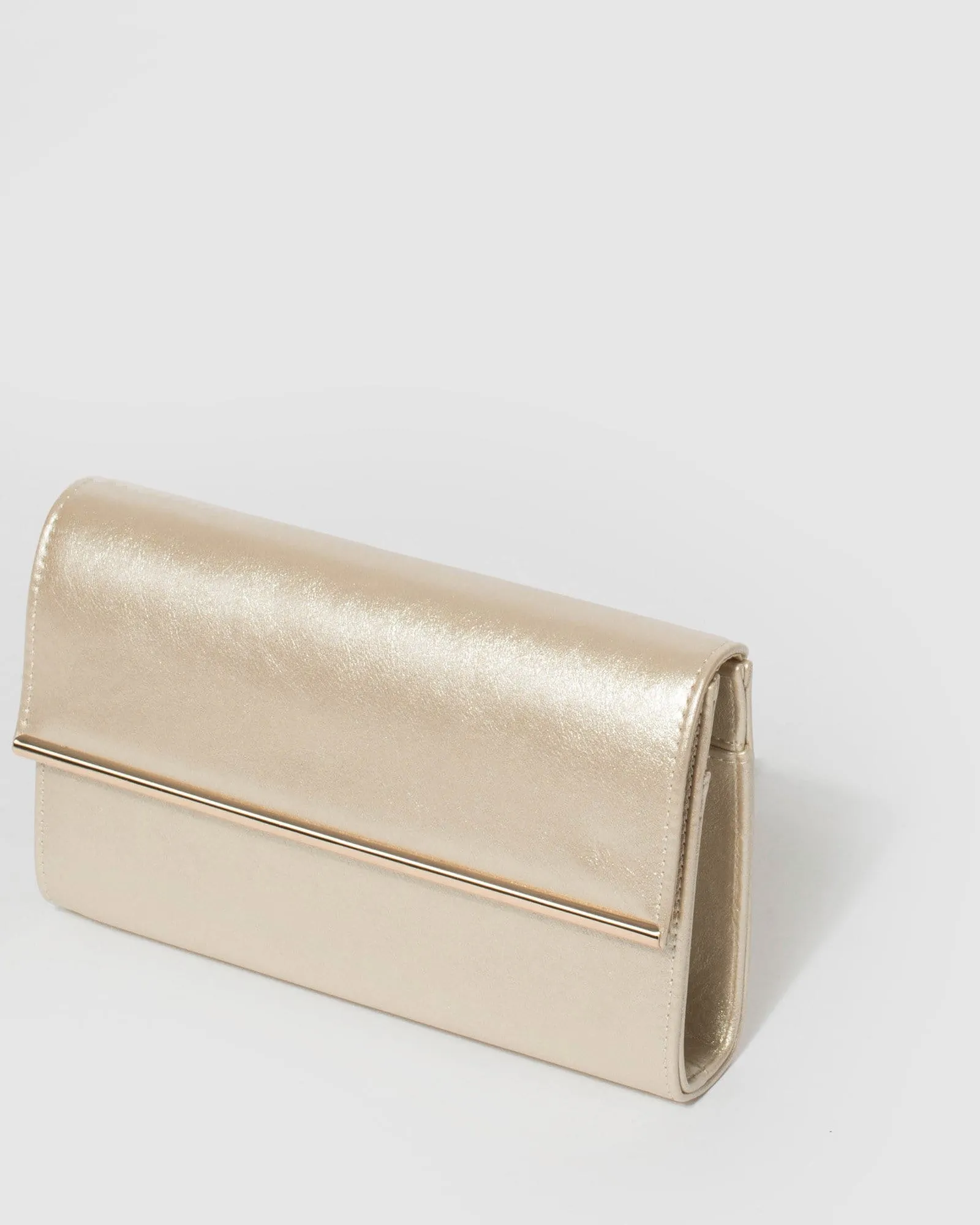 Gold Harriet Clutch Bag