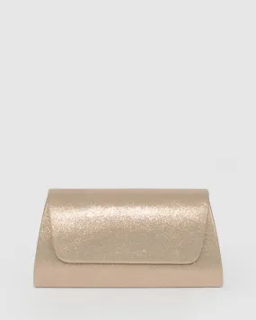 Gold Leaha Clutch Bag