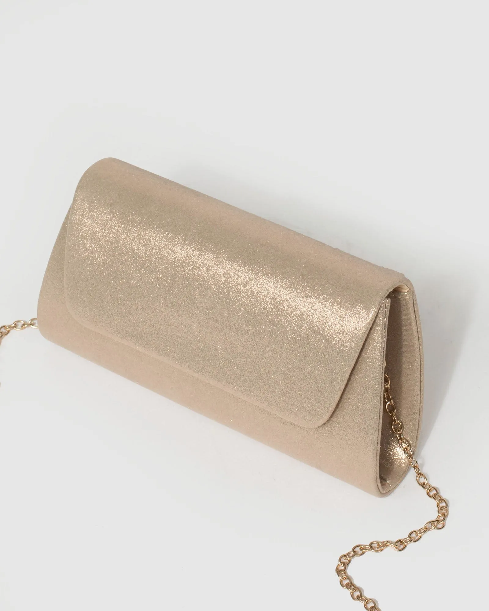 Gold Leaha Clutch Bag