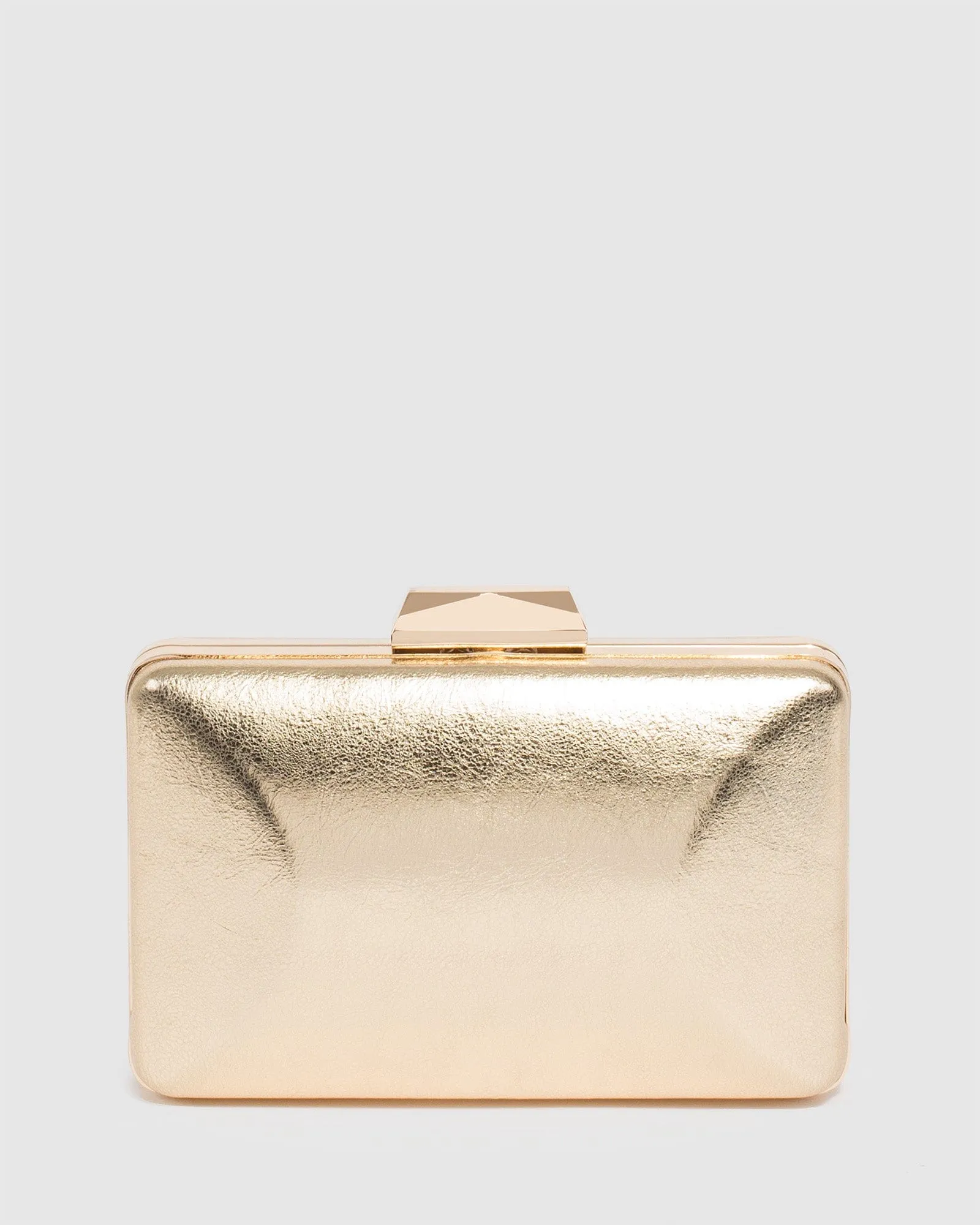 Gold Maxine Clutch Bag