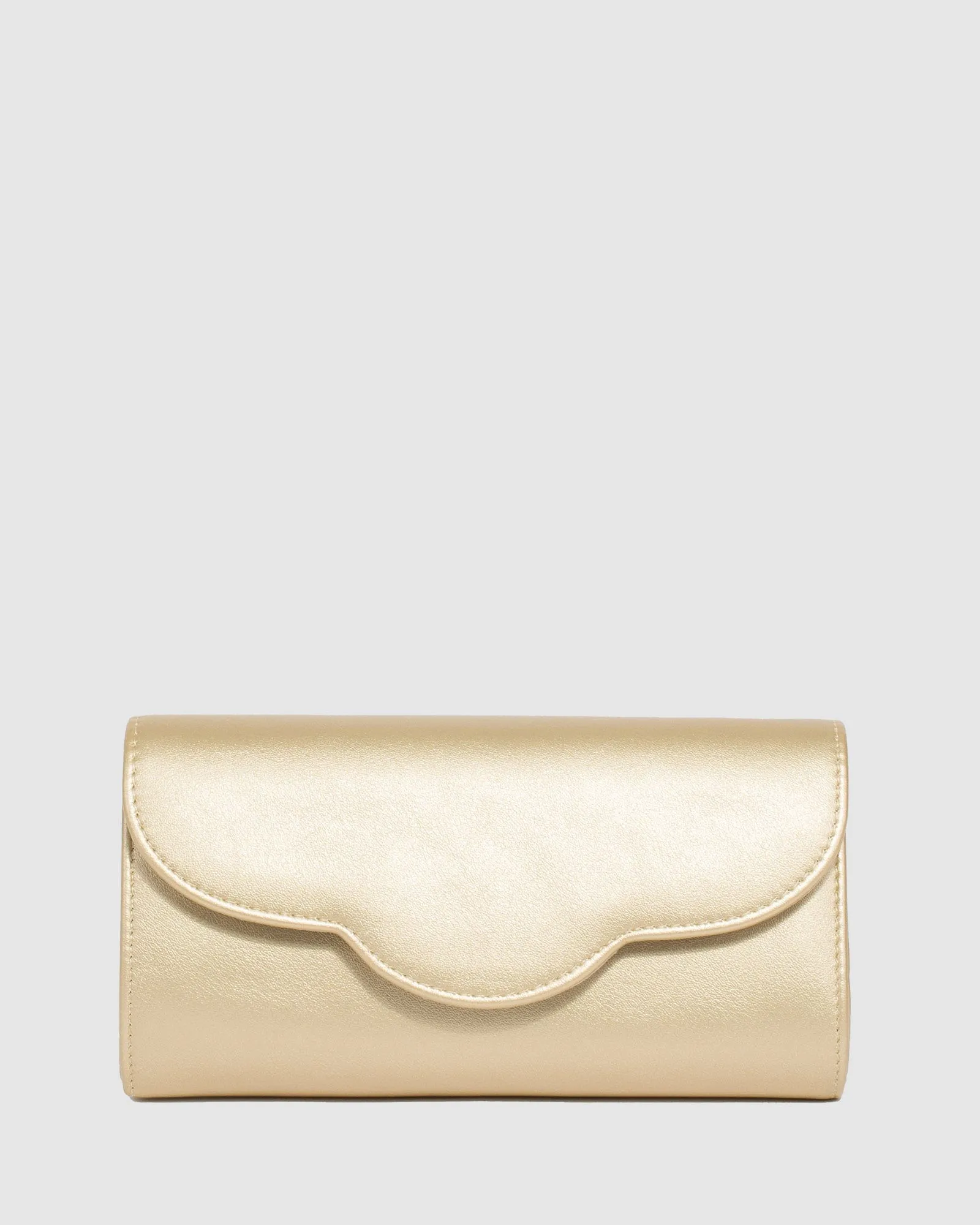 Gold Verna Clutch Bag