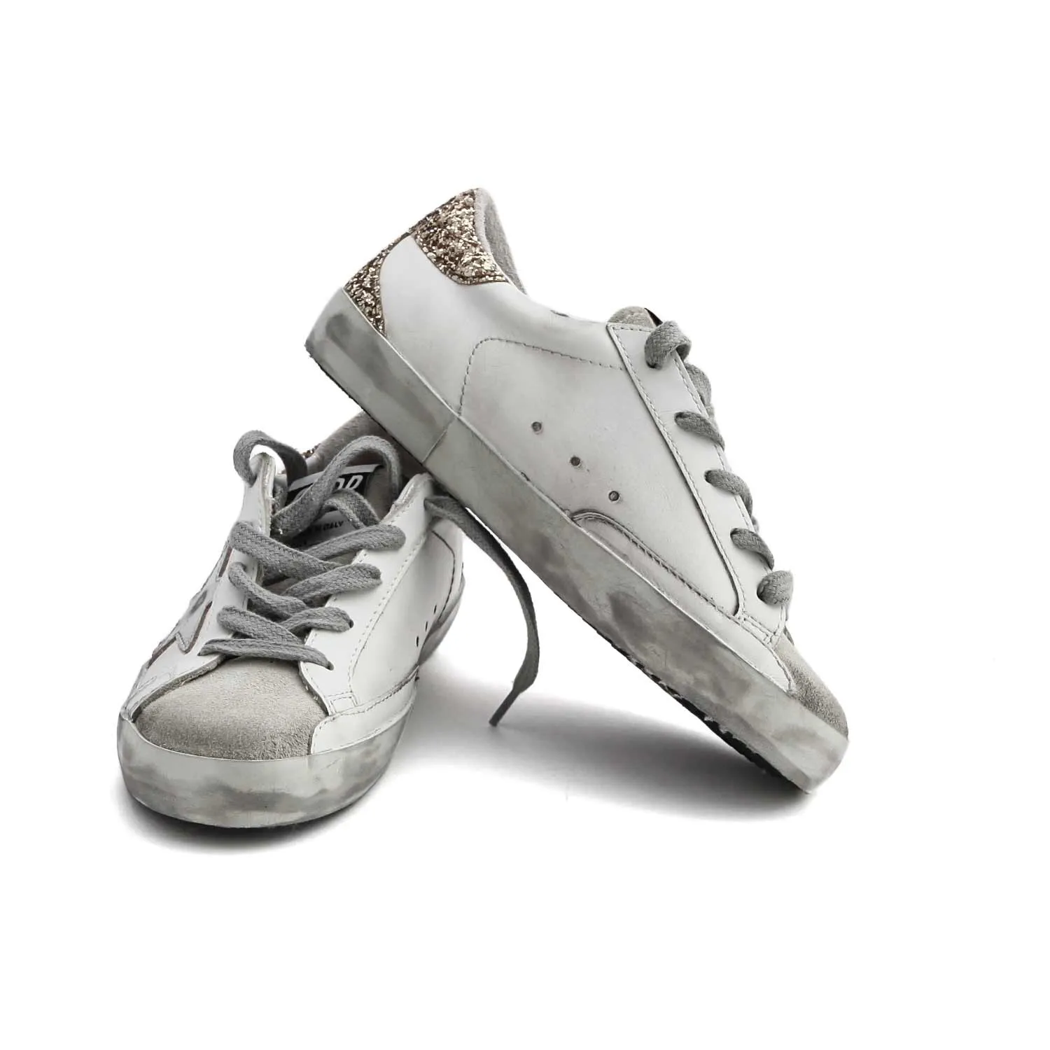 Golden Goose Girl Sstar Glitter Sneakers