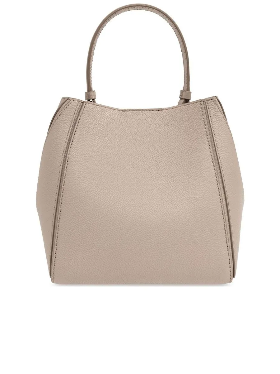 Grained Texture Shoulder Bag