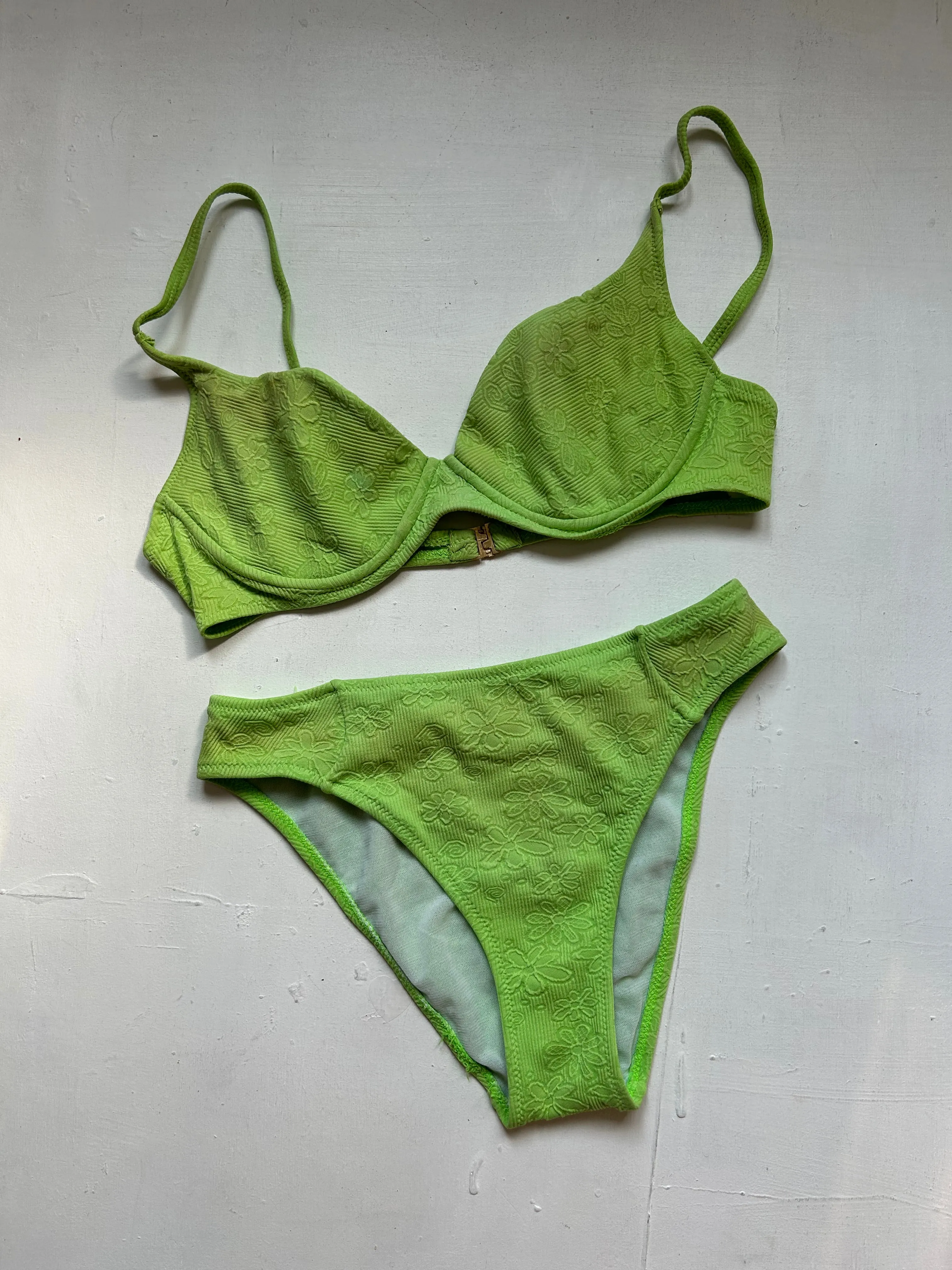 Green ajustable bikini set (M)