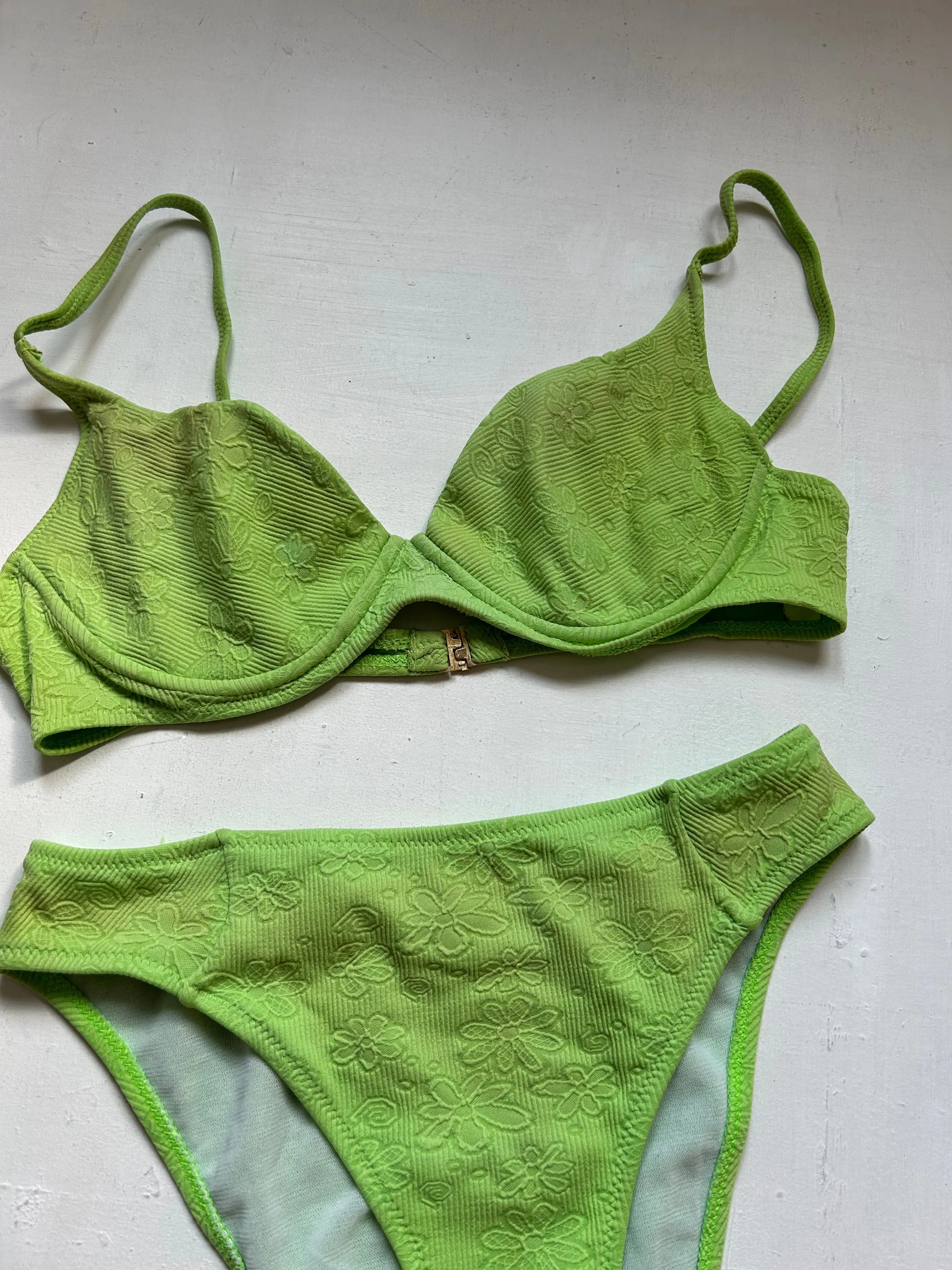 Green ajustable bikini set (M)