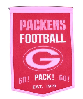 Green Bay Packers Football For Her Banner