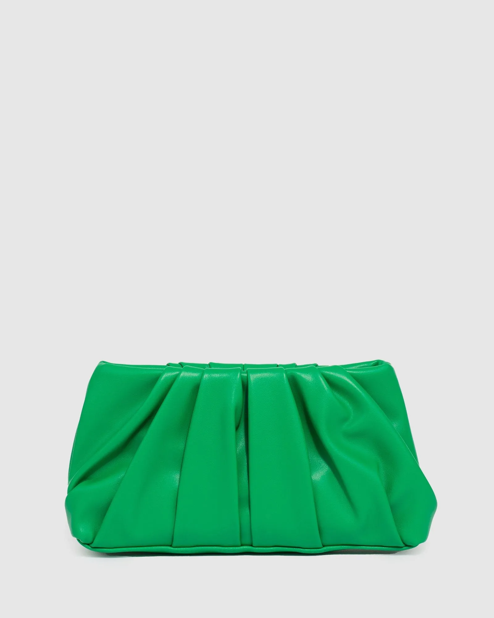 Green Lucy Pouch Clutch Bag