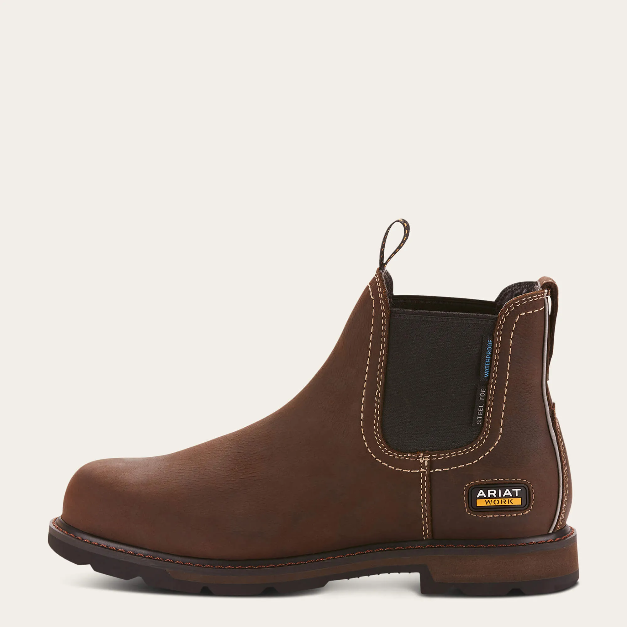 Groundbreaker Chelsea Waterproof Steel Toe Work Boot