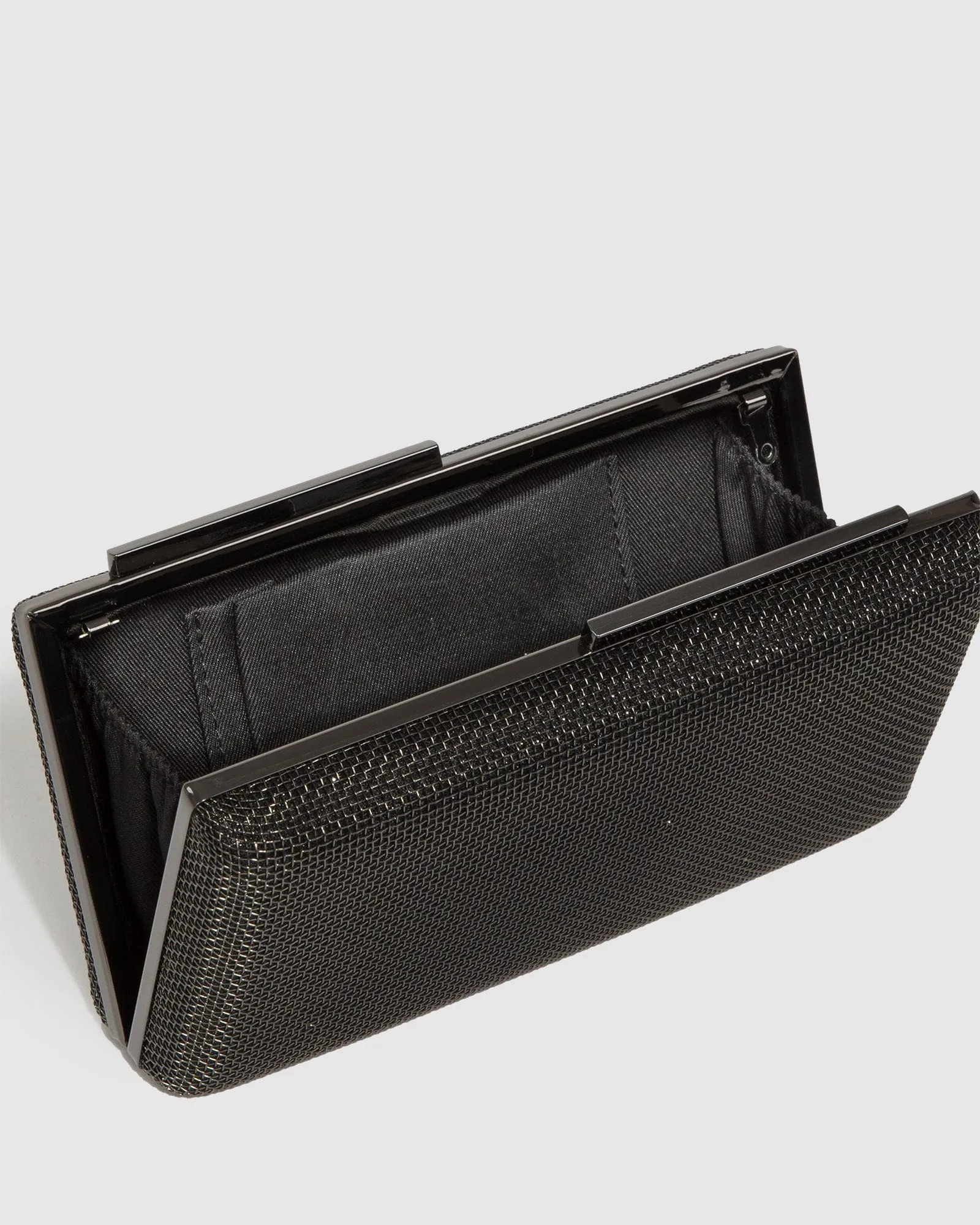 Gunmetal Lulu Clutch Bag