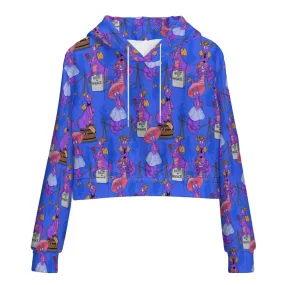 Haunted Mansion Figment Women's Cropped Hoodie