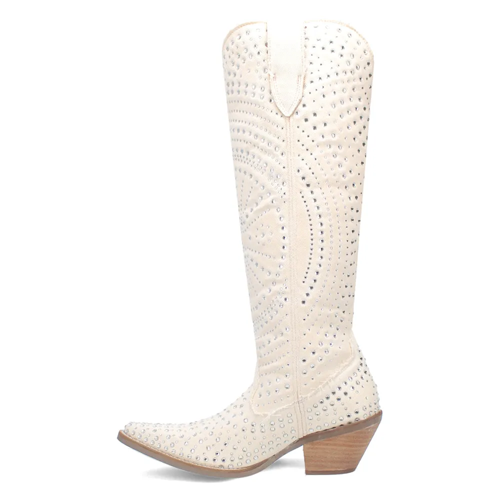 Honkytonk Honey Rhinestone Snip Toe Cowboy Boots