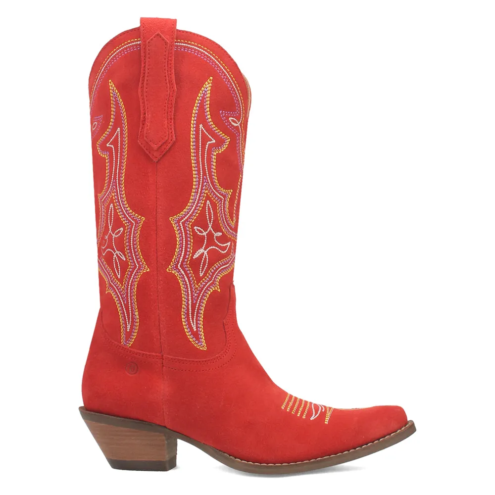 Hot Sauce Embroidered Snip Toe Cowboy Boots