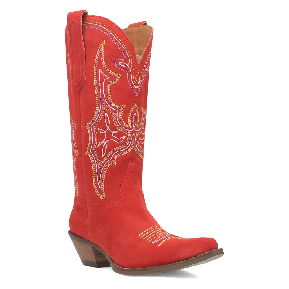 Hot Sauce Embroidered Snip Toe Cowboy Boots