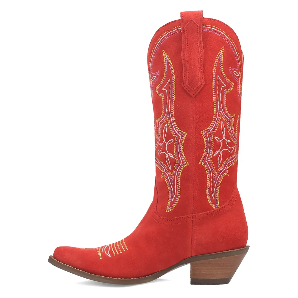 Hot Sauce Embroidered Snip Toe Cowboy Boots