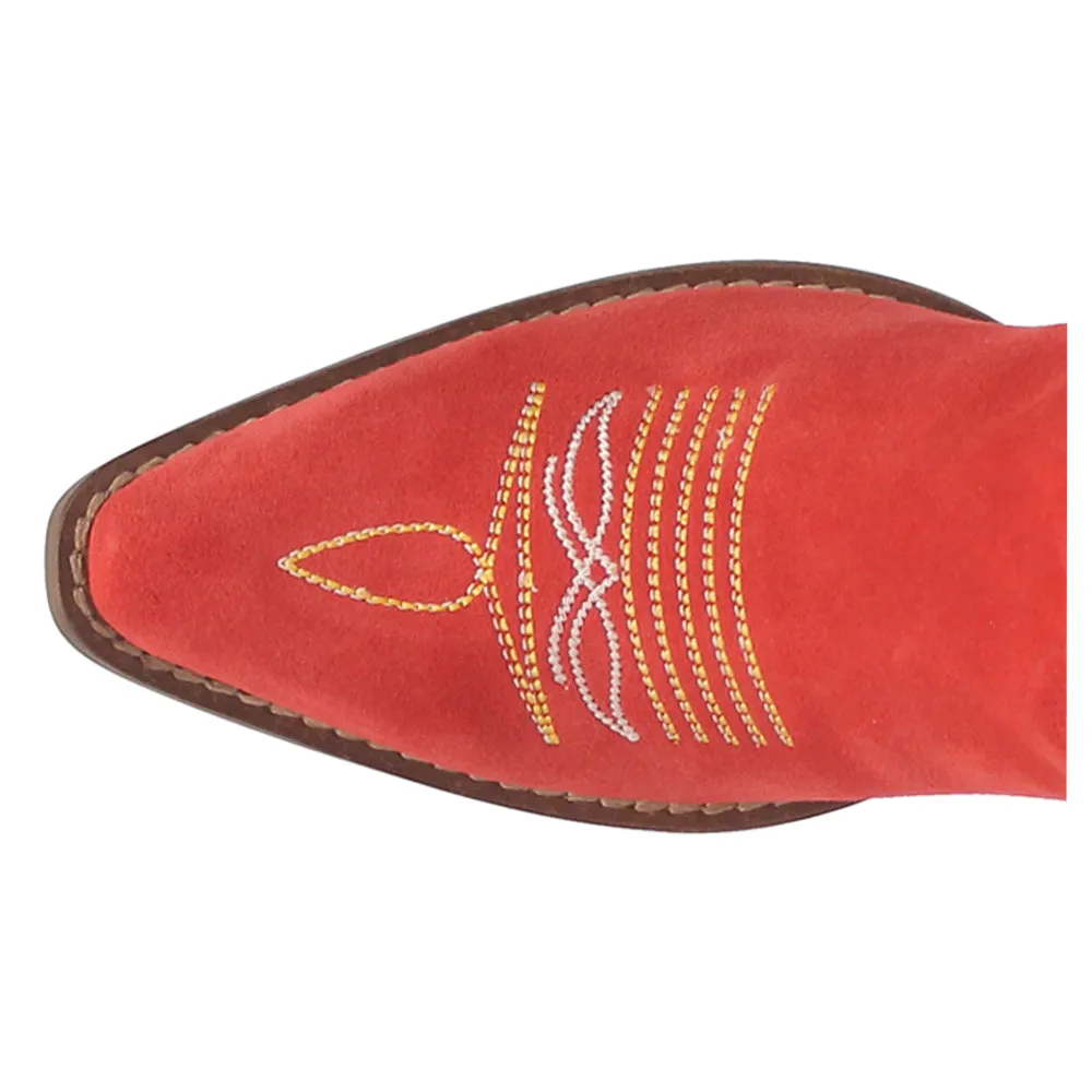 Hot Sauce Embroidered Snip Toe Cowboy Boots