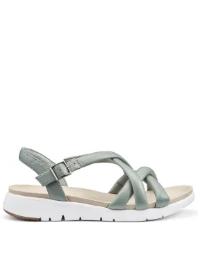 Hotter Sandals Leather Standard Seek - Moss-le