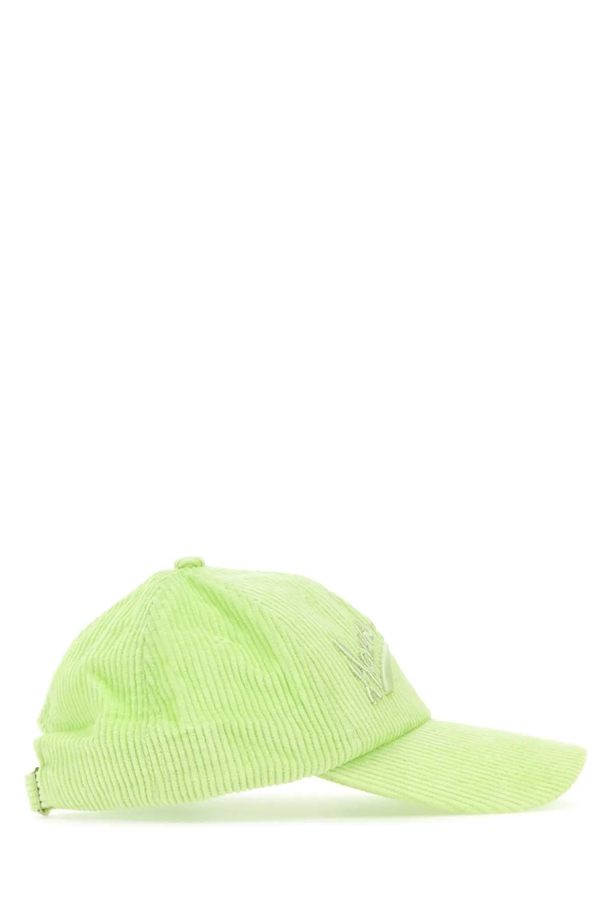 House Of Sunny Acid Green Corduroy Baseball Cap