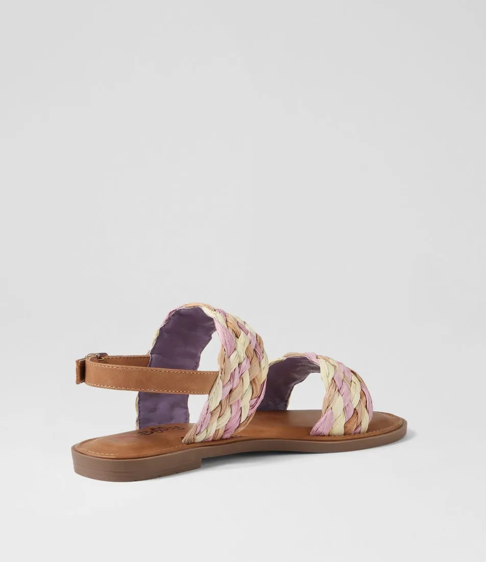 I LOVE BILLY Earthleen Lilac Multi Sandals