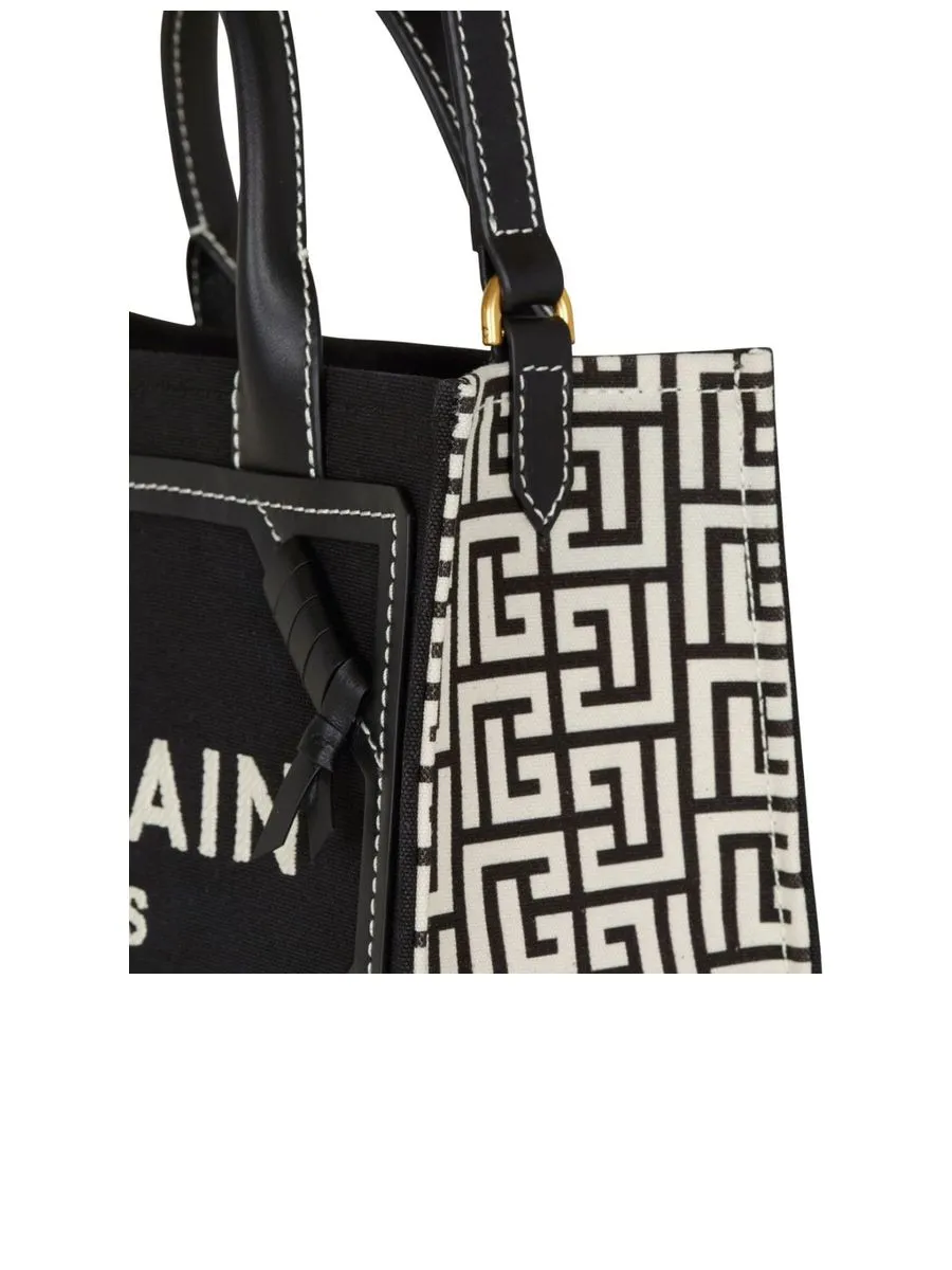 Intarsiaknit Logo Shoulder Bag