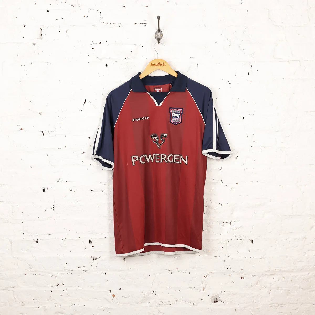 Ipswich Town 2003 Away Football Shirt -Maroon - L