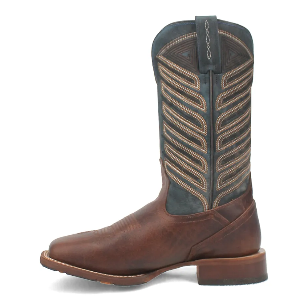 Ivan Embroidered Square Toe Cowboy Boots