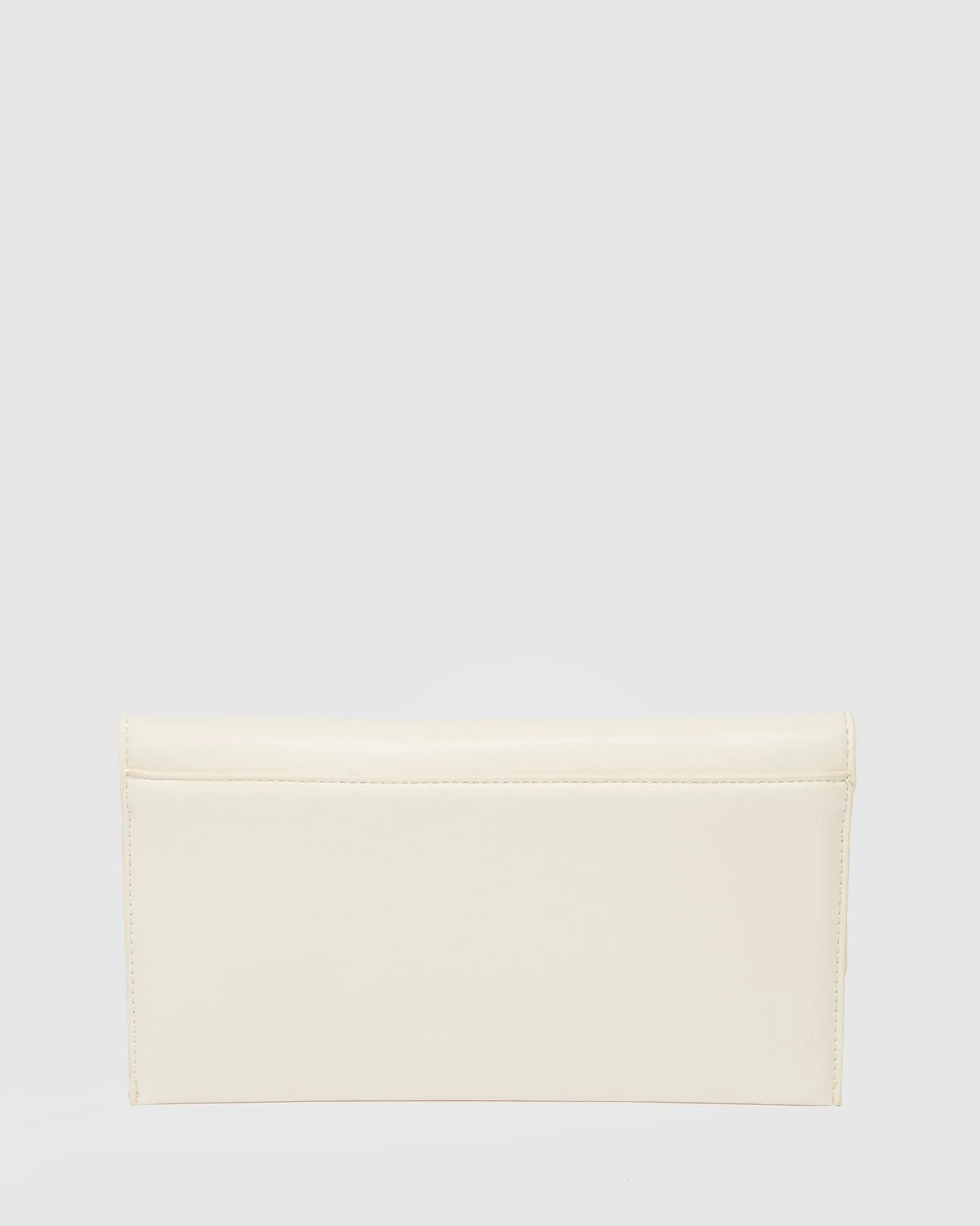 Ivory Dani Envelope Clutch Bag