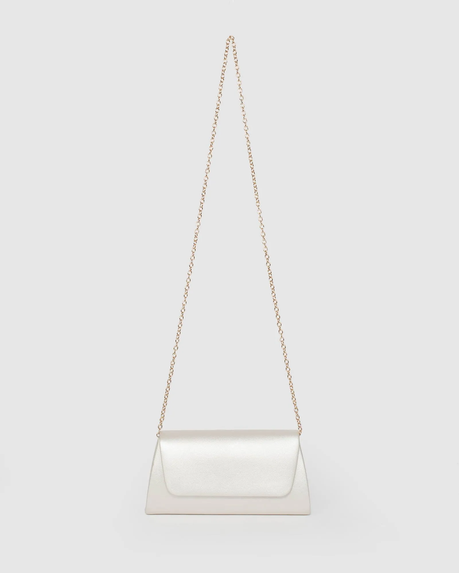 Ivory Leaha Evening Clutch Bag