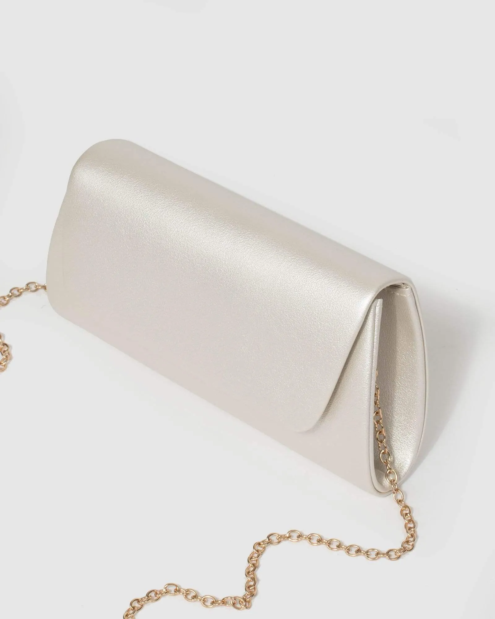 Ivory Leaha Evening Clutch Bag