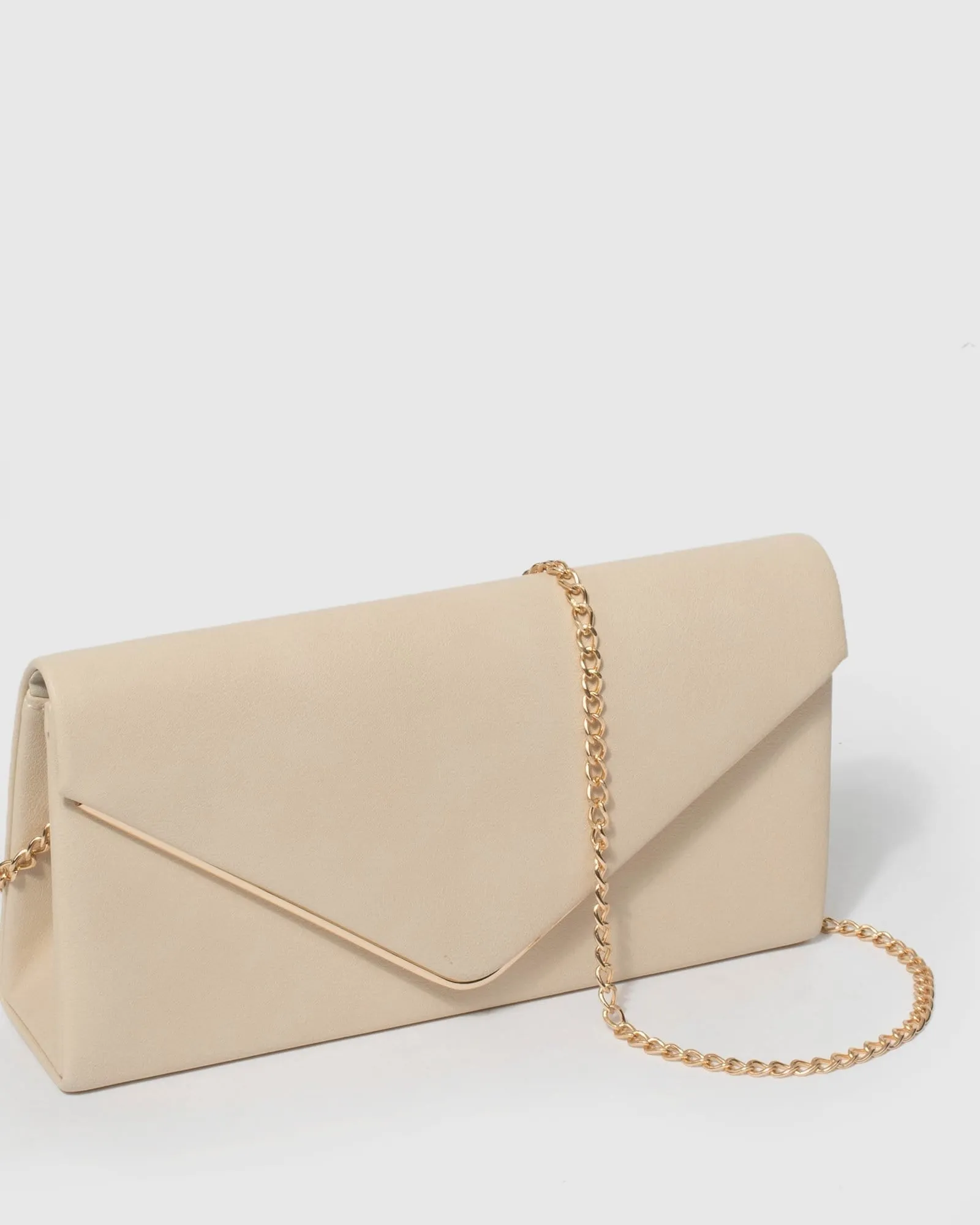 Ivory Sammie Clutch Bag