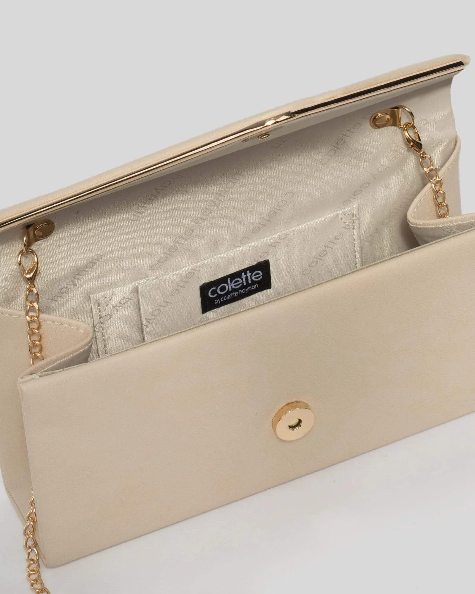 Ivory Sammie Clutch Bag