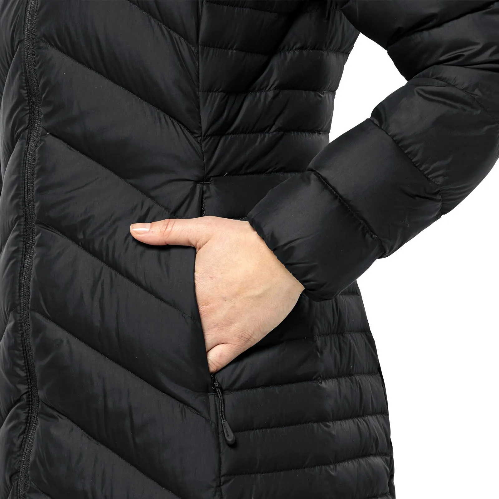 Jack Wolfskin Womens Tundra Down Padded Jacket  - Black - L