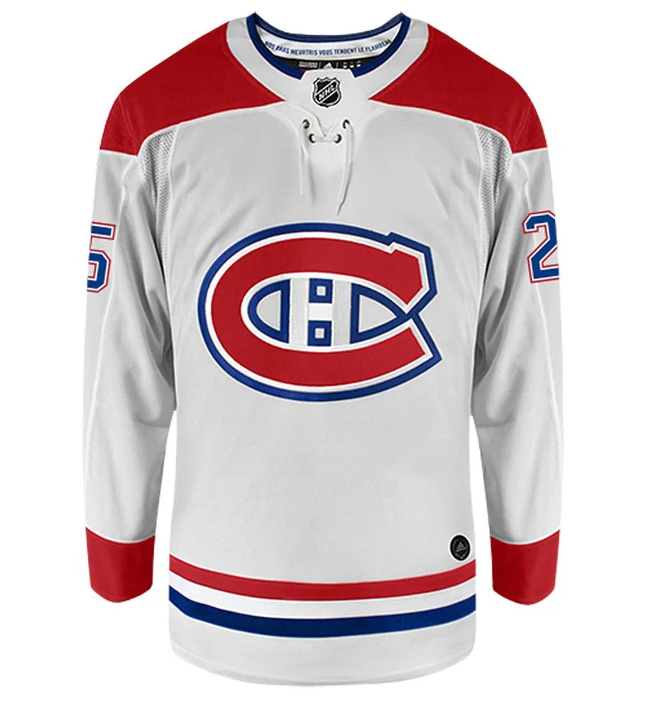 Jacob de la Rose Montreal Canadiens Adidas Authentic Away NHL Hockey Jersey     