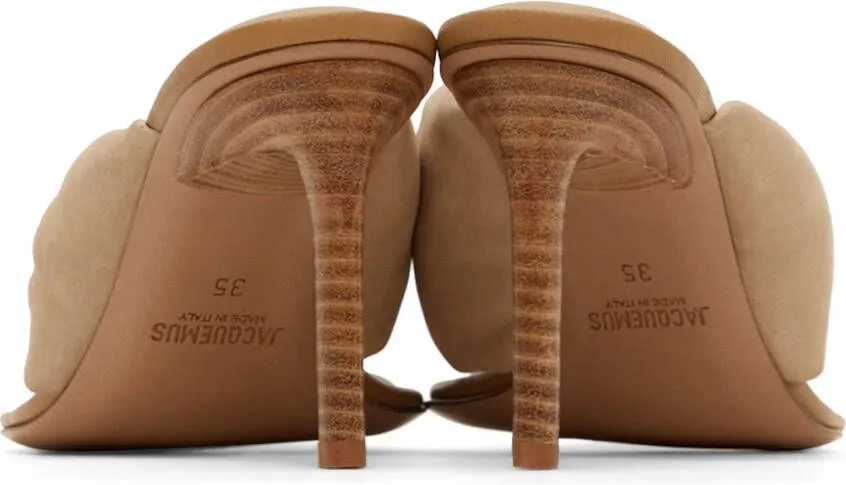 Jacquemus Tan 'Les Sandales Nocio' Heeled Sandals