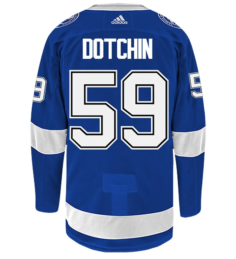 Jake Dotchin Tampa Bay Lightning Adidas Authentic Home NHL Hockey Jersey     