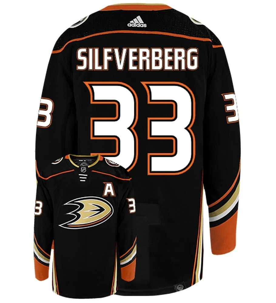 Jakob Silfverberg Anaheim Ducks Adidas Primegreen Authentic NHL Hockey Jersey     