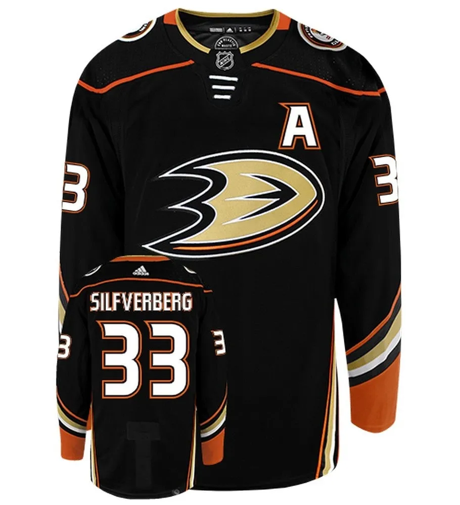 Jakob Silfverberg Anaheim Ducks Adidas Primegreen Authentic NHL Hockey Jersey     