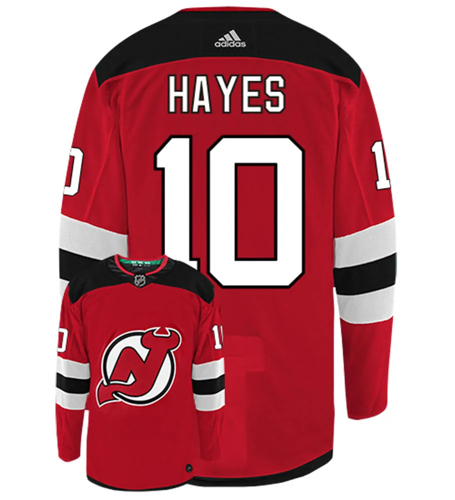 Jimmy Hayes New Jersey Devils Adidas Authentic Home NHL Hockey Jersey     