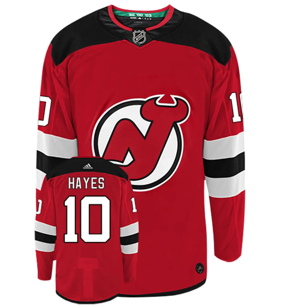 Jimmy Hayes New Jersey Devils Adidas Authentic Home NHL Hockey Jersey     